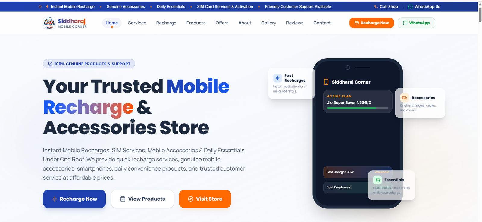 Siddharaj Mobile Platform